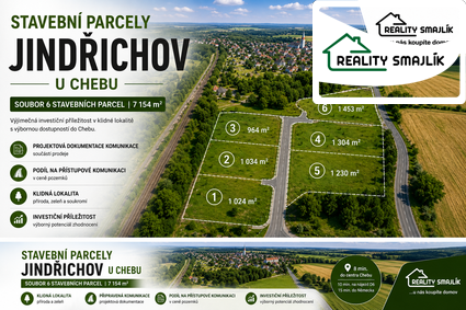 Soubor stavebních parcel | Jindřichov u Chebu | 7 154 m² - Fotka 6